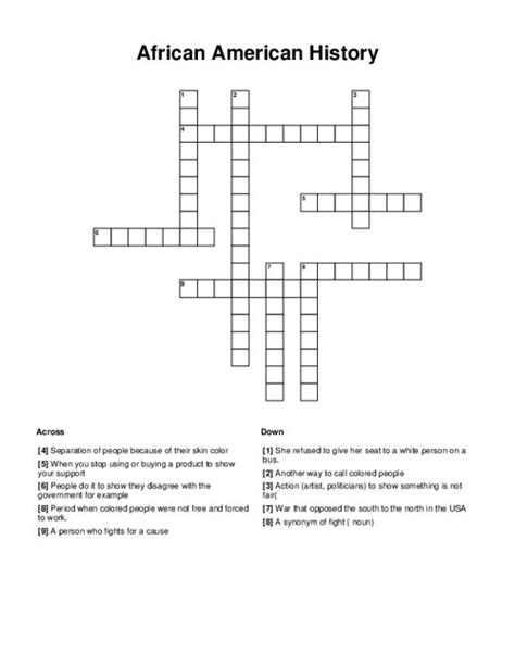 african american abolitionist crossword|african american abolitionist with bust.